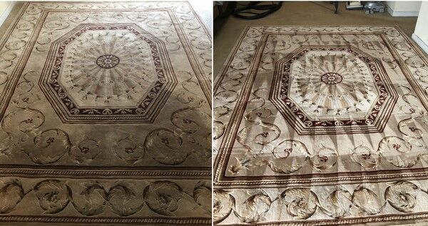 Before & After Wool Area Rug Cleaning in Stockbridge, GA (1)